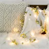 Party Decoratie 20Led Christmas Balls Bell String Lights Decoraties Kerstmis ornamenten Led Garland Holiday Fairy Year Gifts Home1