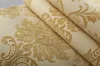 Hot selling unique Classic Mystery Black Velvet velvet Flocking Damask Wallpaper Textile Wallcovering for home decoration