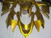 Free Custom motorcycle fairing kits for Kawasaki 2004 2005 Ninja ZX10R 04-05 golden ABS plastic fairings parts ZX-10R 04 05 ZX 10R