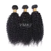 VMAE Malaysian Kinky Curly 3 Пакета Лот Высокое качество Человеческих Волос Удлинения волос