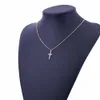 Mode-Gouden Ketting Kruis Hanger Ketting Kleine Gouden Kruis Chokers Kettingen Hip Hop Sieraden Voor Mannen Vrouwen Geschenken Goedkoop Kerstcadeau