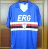 Retro 1990 991 Sampdoria Manc Jerseys Vialli Rshirts Calio Maglia Football Shirts Linetty Praet Jeison Murillo