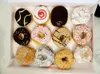 Komercyjna stal nierdzewna 4 Otwory Donut Maker Mini Maszyna do pieczenia Pączek Elektryczny Non-Stick Sweet Bune Baker