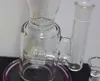 14,5 pouces Tube droit coloré Bong en verre Inline Perc Oil Rig épais tuyau d'eau pour fumer Joint size18.8mm