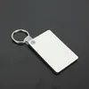 MDF Blank Key Chain Rectangle Sublimation Tags de touche en bois pour la presse à chaleur Transfert PO LOGO DOUBLE CADEAU IMPRESSION THERMAL ZZ4096890