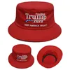 Trump 2020 Cappello a tesa avara Moda Sport all'aria aperta Cappello da sole Morbido e traspirante Berretto da spiaggia da viaggio unisex Mantieni l'America Grande berretto da pescatore VT0354