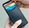 Stagione di carbonio in fibra New Designer Short Wallets Man Mini portafogli portate Card Fashi
