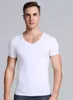 T-shirts pour hommes 2021 hommes heure d'été sans trace Modal matériel lâche Force élastique agréable et Cool t-shirt à manches courtes