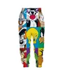 Vente en gros - Nouvelle mode hommes / femmes dessin animé looney tunes Sweat Joggers Funny 3D Print Unisex Hoodies + Pantalon ZZ030