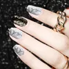 Nail Art Glitter Gold Silver Silk Stripes خطوط الترتر السحر تأثير مسحوق مسحوق مسحوق الألومنيوم رقائق رقائق رقائق الديكور C6581634