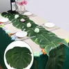 人工熱帯ヤシの葉の葉の緑の葉の家のキッチンパーティーの装飾diy手芸の結婚式