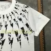 Summer Men Flower Geometry Print Tshirts Womens Designer T Razerts Genidation Tirt Thirt Luxury Cotton Cotton Tops TEE216L