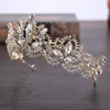 Concurso Quinceanera Coroas de casamento para mulheres Bling Strass Beading Jóias de cabelo Bridal Headpieces Tiaras Vestidos de festa