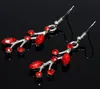 Hot Style European and American simple branch bride water drill drop necklace ear pin set 2-piece wedding jewelry fashion classic exquisite