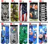 Popular designer 3d socks men women kids cotton skateboard printed hip hop Custom design 100pcs=50pairs