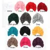 Bohemian Fashion Damen Hut Knoten Baumwolle Kopfbedeckung Lady Beanies Turban Hüte Zubehör 13 Farben M192