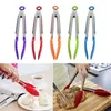 Stainless steel Silicone Kitchen Tongs BBQ Clip Salad Bread Cooking Serving Tongs Kitchen Tools NEW