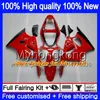 Body For KAWASAKI ZX 600 CC 6 R ZX636 ZX-6R 2000 2001 2002 212MY.0 ZX 636 600CC ZX 6R ZX-636 ZX600 ZX6R 00 01 02 Fairings kit Camouflage red