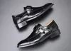 Men's Business Dress Office Shoes Snakeskin Grain Leather Shoes Buckle Casual Wedding Fashion Men Flats Plus Size