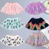 9styles Kids Tutu Skirt Baby Rainbow Mermaid Unicorn Sequin Embroidery Mesh Dress Girls Ballet Fancy Costume Colorful INS Skirts GGA2172