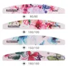 Fashion Printing Nail Files Pavolino Diagramma di carta Half Moon Nailfile stampato strisce lucidata 80/100/150/180/240/320 Nail art Strumenti Salon Strumenti gratuiti 500