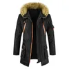 Grande taille 8XL hommes Parkas coton épais veste 2022 hiver chaud mode polaire vestes manteaux col de fourrure hommes Parkas1 Phin22