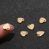 304 roestvrij staal rose gouden munt schijf charme ronde stempelen blanco tags metalen sieraden maken levering 8mm / 10mm