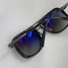 Мода Солнцезащитные очки One 2030 Мужчины Дизайн Металл Старинный Простой Стиль Квадратная Рамка Открытая Защита УФ 400 Линза Очки С Кейс