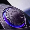 3D Edelstahl Rotierenden Hochtöner Höhen Koaxial Sound Lautsprecher Auto Audio Ton Hörner Für Benz C E S Klasse W205 w213 W222 16-19