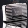 La più nuova scatola di immagazzinaggio portatile in metallo contenitore portautensili pre-arrotolato custodia per tabacco alle erbe secche design innovativo per la torta calda da fumo di sigaretta