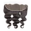 13x4 cabelo humano laço frontal em linha reta corpo onda de água onda profunda orelha a orelha parte do laço cor natural cabelo virgem brasileiro com swis3224077