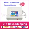Klinik Laser Spindel Veins Removal Machine Vaskulär Lindra behandling 980nm Våglängdsdiod Laser Varicose Blood Carat Removal Device