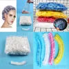 100PC / Set Engångsdusch Kepsar Vattentät One-Off Elastic Bath Hat Rensa Salon Bath Cap Hotell Rengöringsmedel YD0602