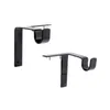 I titolari 2PC singolo Hang Tenda Rod + Support Center staffa nel Telaio di finestra Tenda Rod staffa di ferro 1227