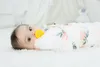 Mussola Coperte per neonati Avvolgere in morbido cotone organico Asciugamano da bagno per bambini Carrello Copripiumino per infermiera Lenzuolo per neonato Pografia Accessori3172647