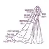 Belles manches longues fleurs robes robes princesse pour mariages d'ivoire dentelle robe de communion fille