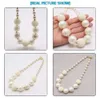 Fashion blanche perles perles filles bijoux bébé