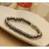 Fashion brand jewelry ceramic chain Love bracelets bangles balck and white for men woman 19cm stainless steel bijoux gold /rose/silver color