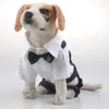 F17 pet dog suit handsome gentleman jumpsuit Pet Dog Wedding suit puppy clothes 2019 new style