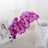 11 Colors Artificial flowers fake Phalaenopsis Silk Flower Fashion Butterfly Orchid Bouquet Party Decor hotel Wedding Home Decoration