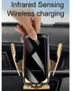 R1 Wireless Car Charger Automatic Clamping car Air Vent mount Phone Holder 360 Degree Rotation 10W Fast Charge