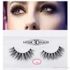 17 estilos Hot 3D Mink Cílios Postiços maquiagem 100% Real Vison Natural Grosso Grosso Cílios Postiços Eye Lashes Maquiagem Extensão Beleza Mulheres