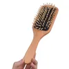 Haarborstel Houten Dethangling Borstels Natuurlijke Detangler Paddle Hairbrush voor Vrouwen Mannen Kids Stimuleren SCALP Massager