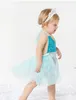 Vestiti per bambina Sirena Abiti per bambini Tutu di pizzo Bretelle Abiti Fasce Abiti Boutique di moda Principessa Abito da festa Fascia per capelli AYP5582