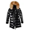 Winter Jacket Women's Fur Coat Genuine 90 Standard White Duck Down Coat Lined Real Fur Natural Raccoon Collar Street Costume