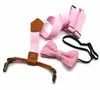 Kinderen bretels Solid Riem Gedrukte Bowtie Set 4 Clip op Y Back Braces Stropdas Sets Verstelbare 9 Designs DW4306