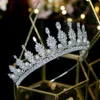 Brilnte Princesa Basit Tiara Corona Cristal Accesorios Para El Cabello de Boda de Pta Banda Para El Cabello Sombre9373190