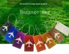 8Colors Bag Parts Plan Printing Aluminium Alloy Travel Bagage Tag