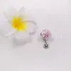 Andy Jewel 925 perline in argento sterling Magnolia Bloom Ciondolo con ciondoli Adatto per gioielli europei in stile Pandora Collana con bracciali 792077PCZ