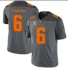 Custom Tennessee Volunteers # 6 Элвин Камара 16 Пейтон Мэннинг 1 Джейсон Виттен 14 Эрик Берри 2019 NCAA Football Vols Jersey Orange Grey White